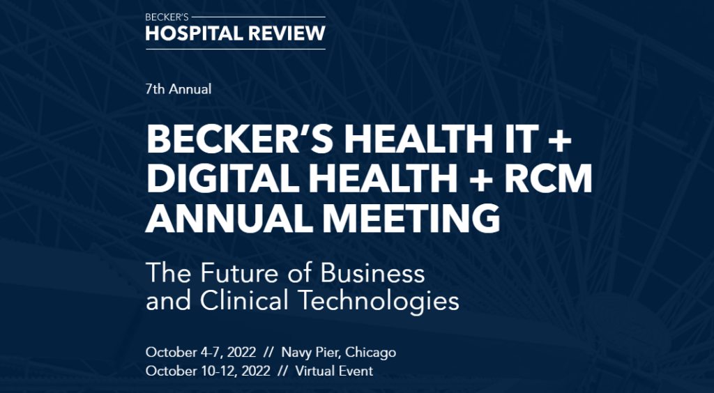Becker's Hospital Review Health IT & Revenue Cycle Conference Blue